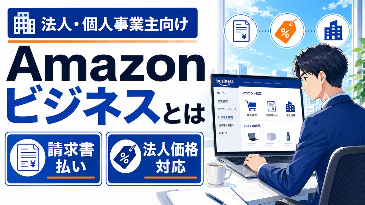 法人・個人事業主向けAmazonビジネスとは【請求書払い・法人価格対応】