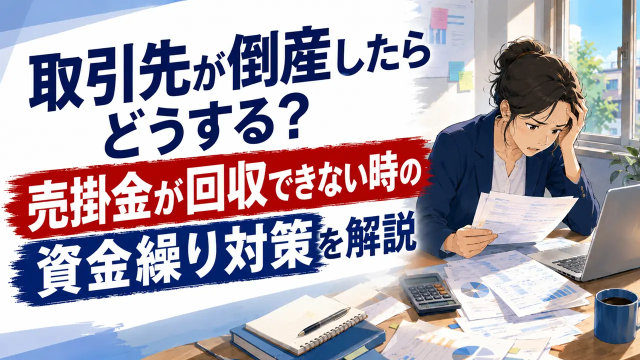 取引先が倒産したらどうする?売掛金が回収できない時の資金繰り対策を解説