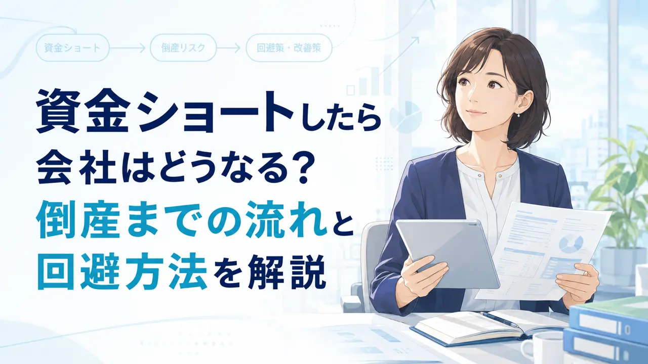 資金ショートしたら会社はどうなる?倒産までの流れと回避方法を解説